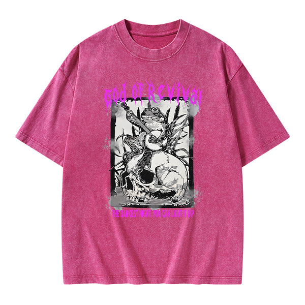 God Of Revival Christian Washed T-Shirt