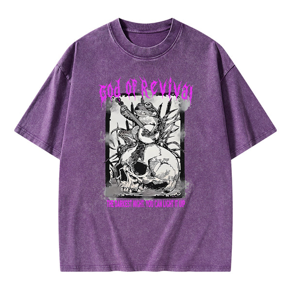 God Of Revival Christian Washed T-Shirt