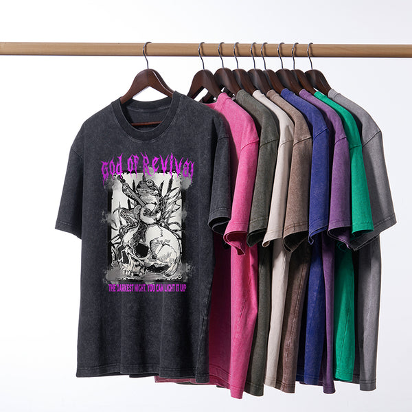 God Of Revival Christian Washed T-Shirt
