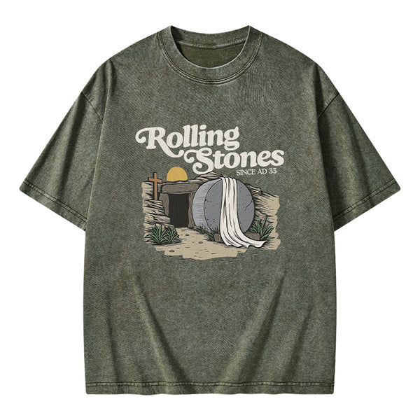 Rolling Stone Christian Washed T-Shirt