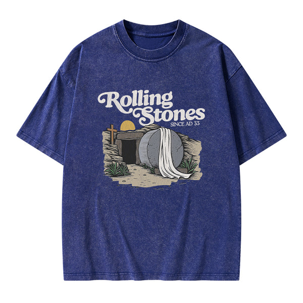 Rolling Stone Christian Washed T-Shirt