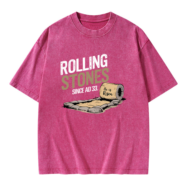 Rolling Stones Christian Washed T-Shirt