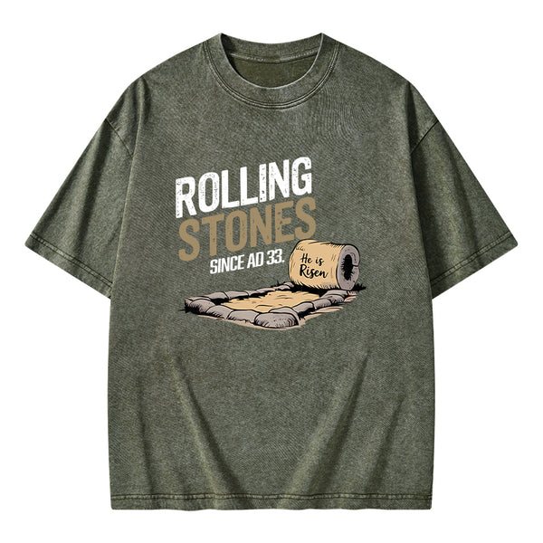 Rolling Stones Christian Washed T-Shirt