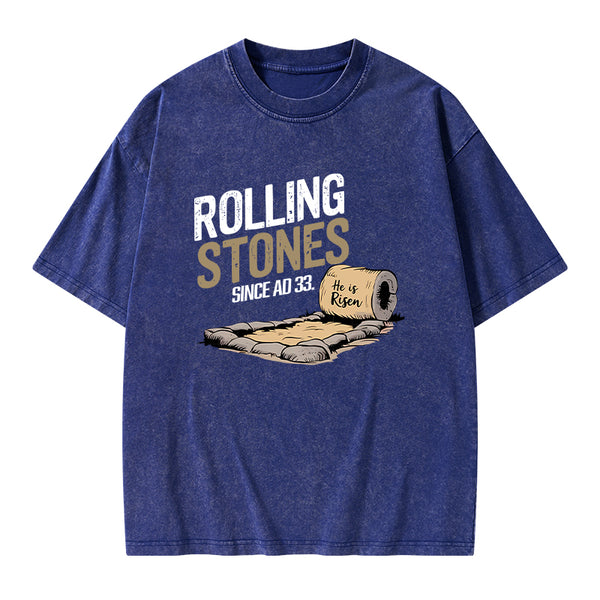 Rolling Stones Christian Washed T-Shirt