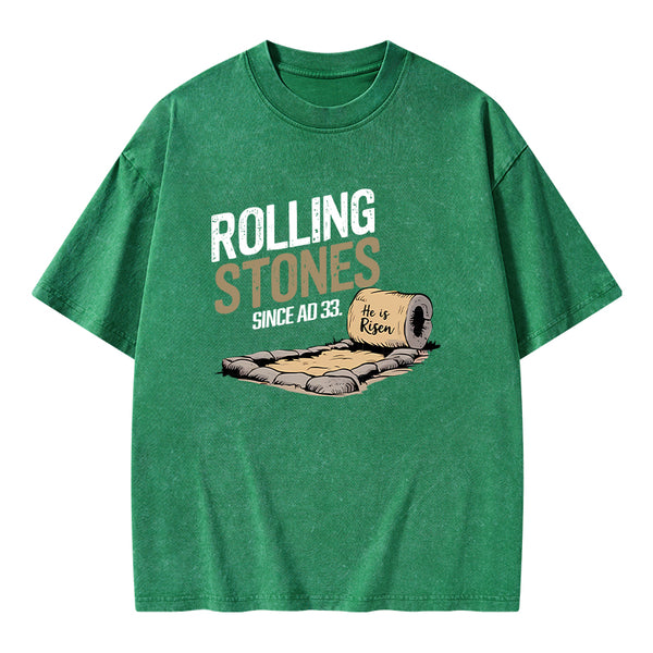 Rolling Stones Christian Washed T-Shirt