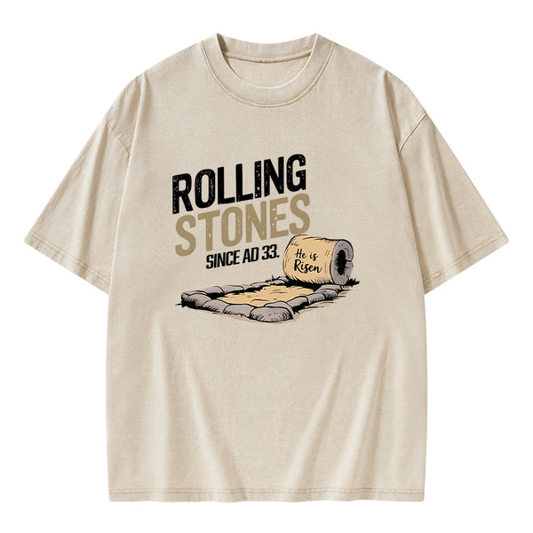 Rolling Stones Christian Washed T-Shirt