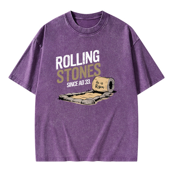 Rolling Stones Christian Washed T-Shirt