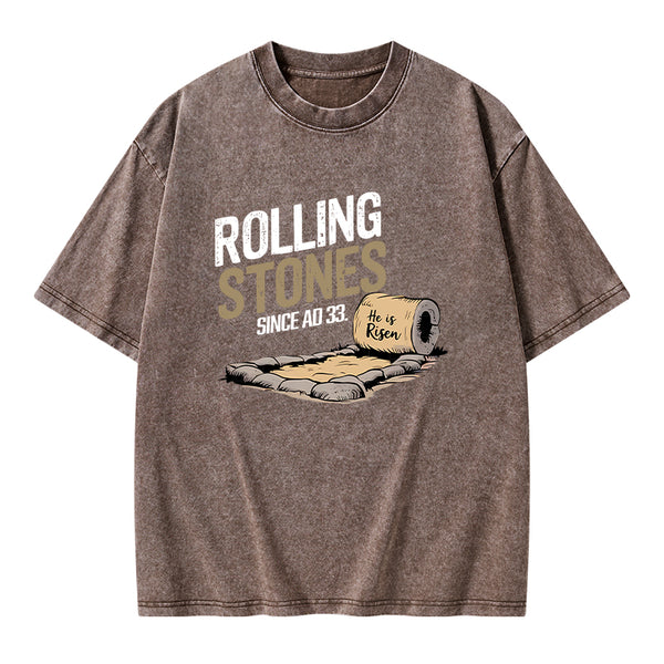 Rolling Stones Christian Washed T-Shirt