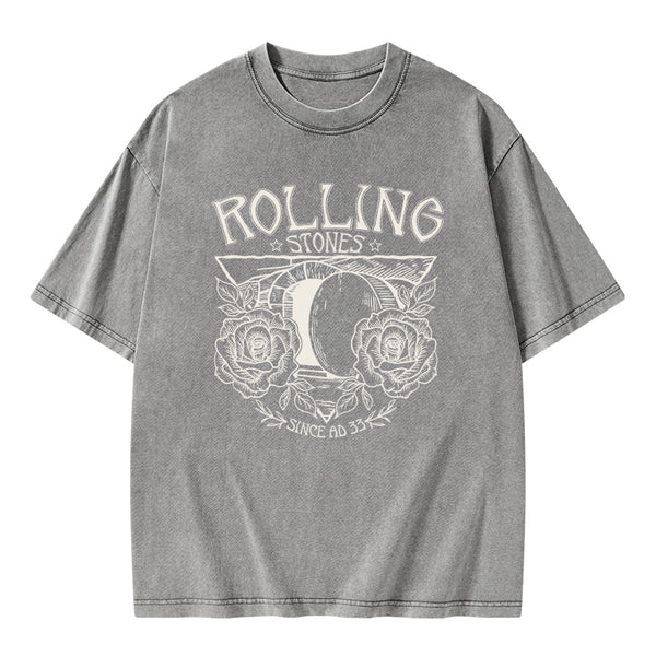 Rolling Stones Retro Christian Washed T-Shirt