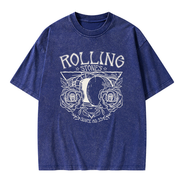 Rolling Stones Retro Christian Washed T-Shirt