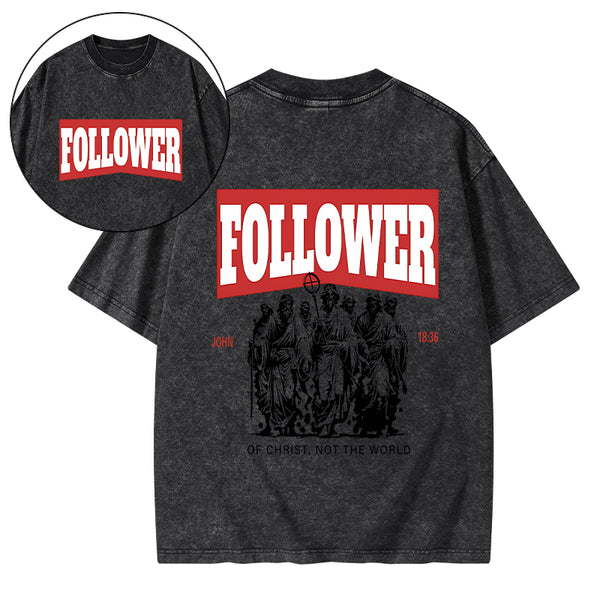 Follower Christian Washed T-Shirt