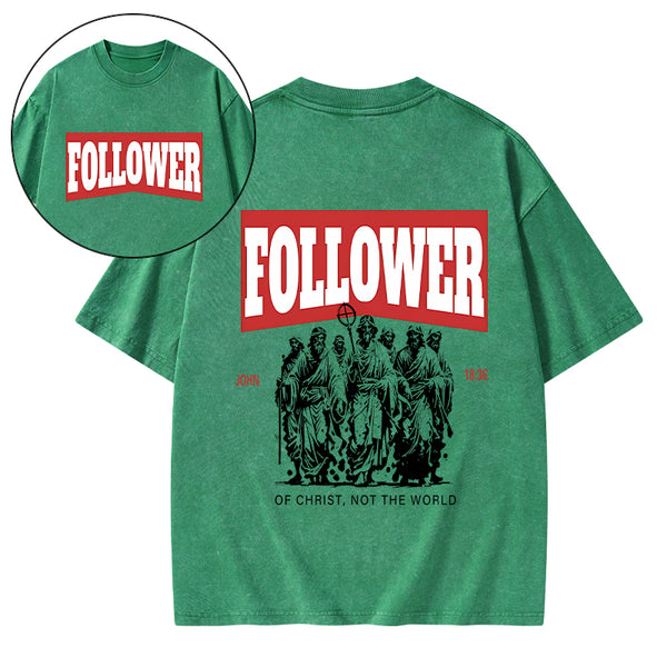 Follower Christian Washed T-Shirt