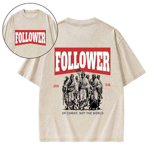 Follower Christian Washed T-Shirt
