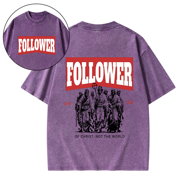 Follower Christian Washed T-Shirt