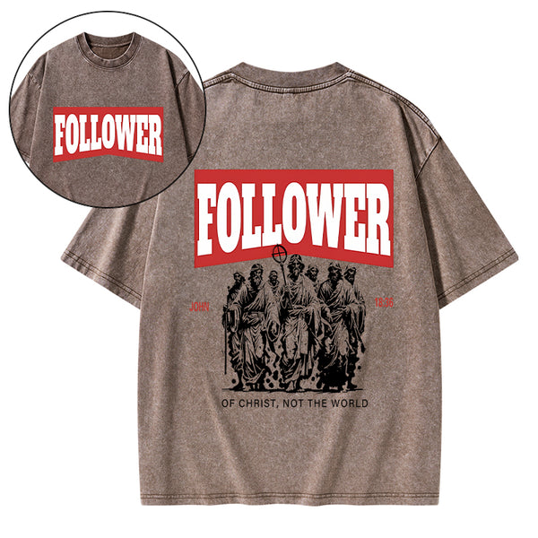 Follower Christian Washed T-Shirt