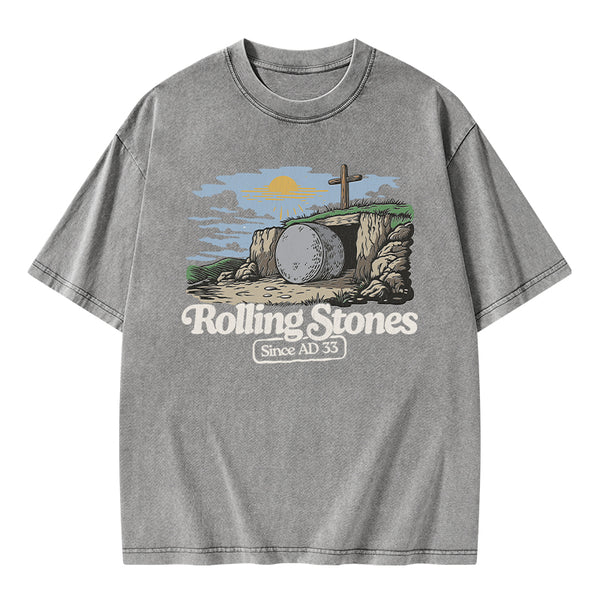 Rolling Stone Sine AD 33 Christian Washed T-Shirt