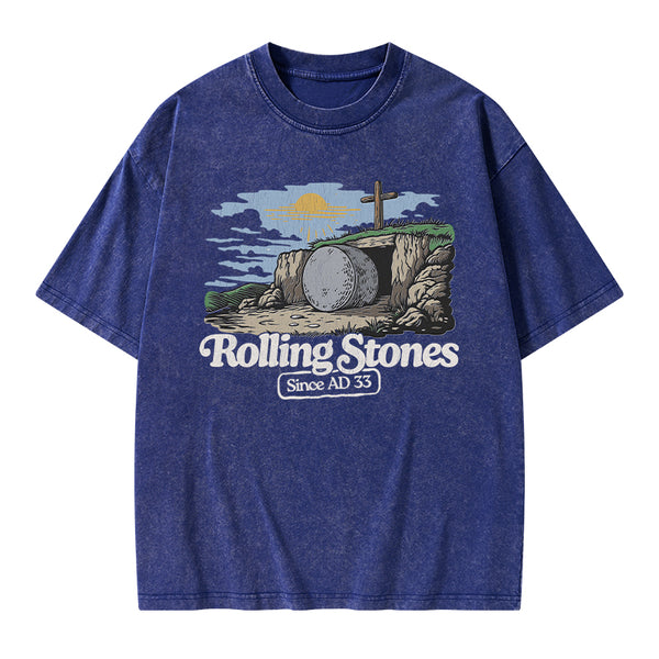 Rolling Stone Sine AD 33 Christian Washed T-Shirt