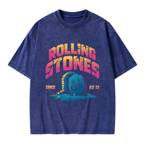 Rolling Stone Trend Christian Washed T-Shirt
