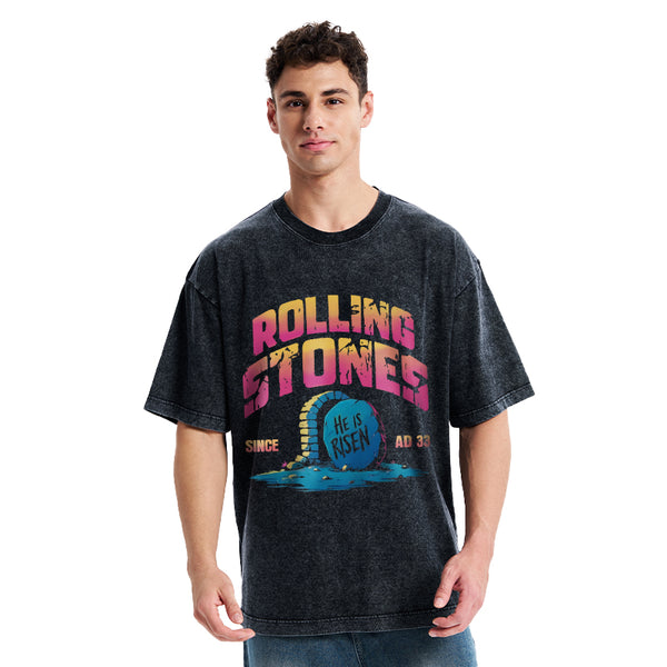 Rolling Stone Trend Christian Washed T-Shirt