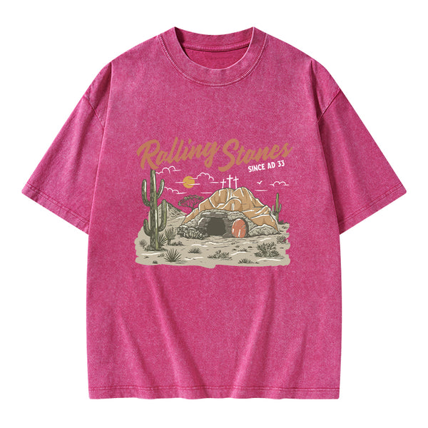 Rolling Stones Christian Washed T-Shirt