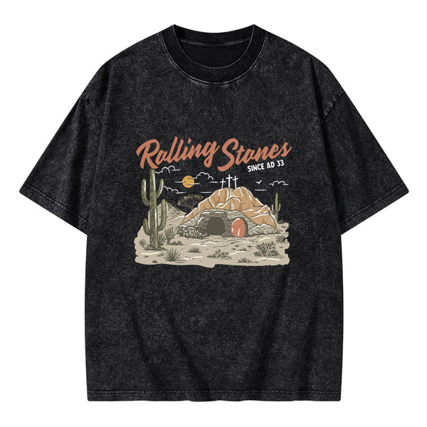 Rolling Stones Christian Washed T-Shirt