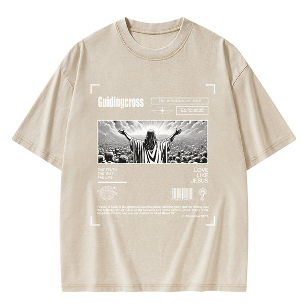 GC-WTSA2017 The Truth The Way The life Christian Washed T-Shirt