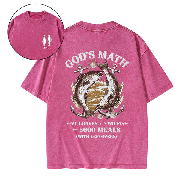 God's Math Christian Washed T-Shirt