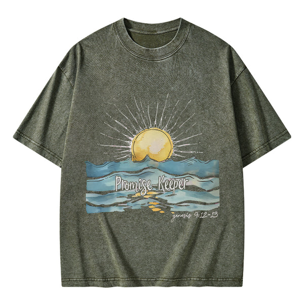 Promise Keeper Christian Washed T-Shirt