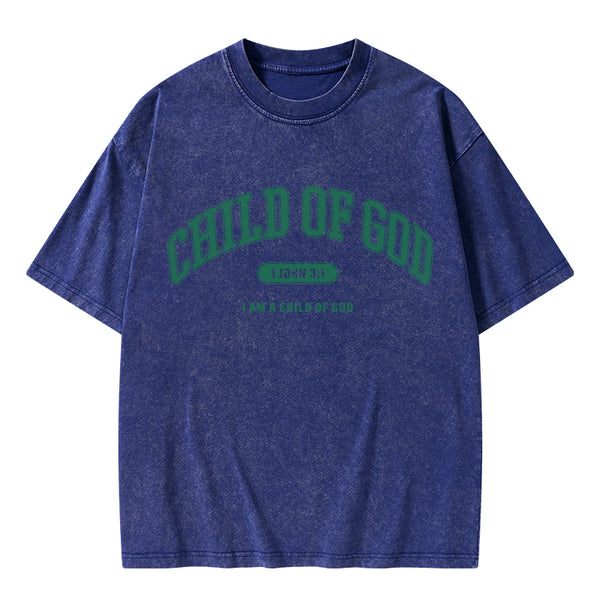Child Of God Christian Washed T-Shirt