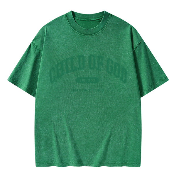 Child Of God Christian Washed T-Shirt