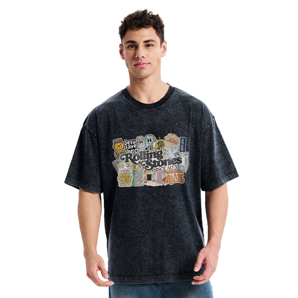 Rolling Stones Christian Washed T-Shirt