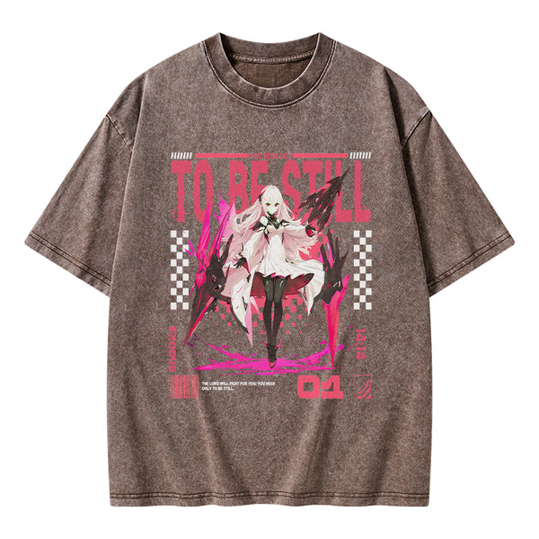 The Lord Will Fight For You Christian Washed T-Shirt