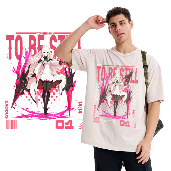 The Lord Will Fight For You Christian Washed T-Shirt