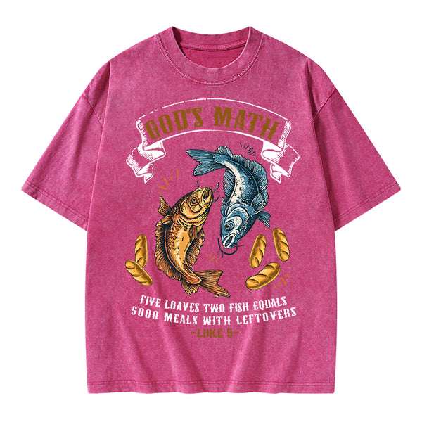 God's Math Christian Washed T-Shirt