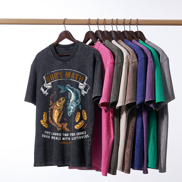 God's Math Christian Washed T-Shirt