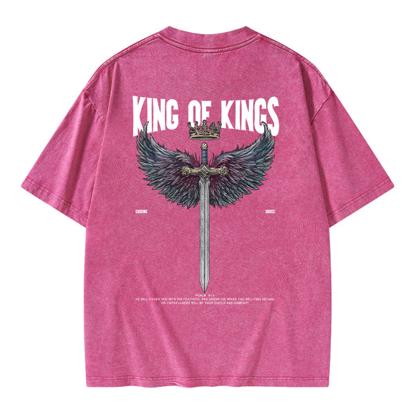 King Of Kings Christian Washed T-Shirt