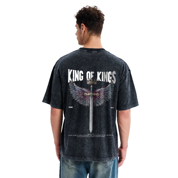 King Of Kings Christian Washed T-Shirt
