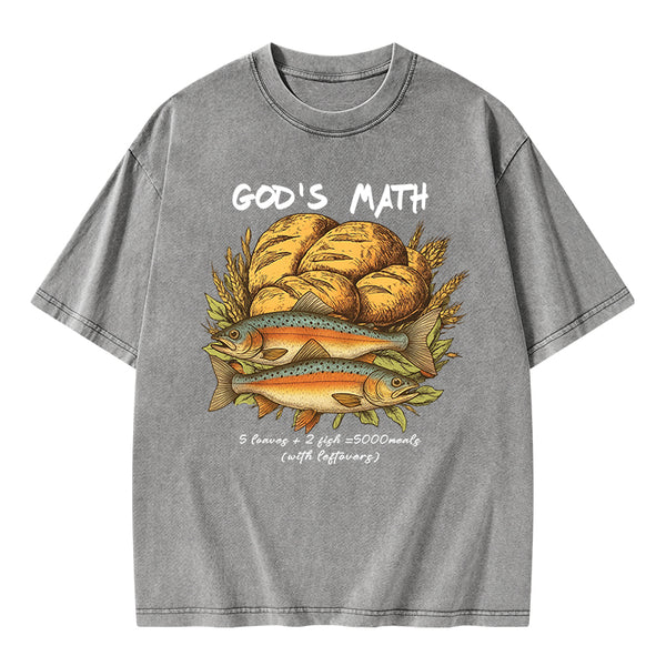 God's Math Christian Washed T-Shirt