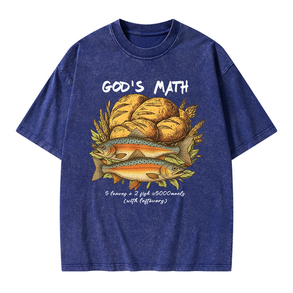 God's Math Christian Washed T-Shirt
