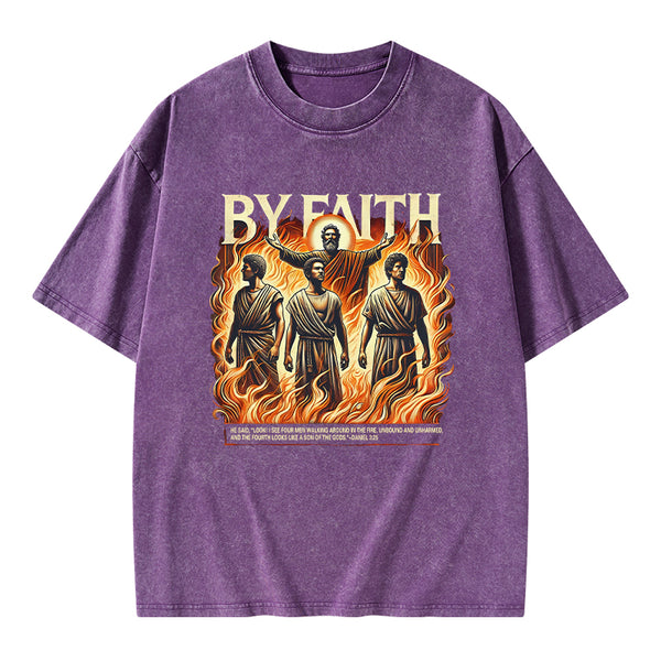 By Faith Christian Washed T-Shirt
