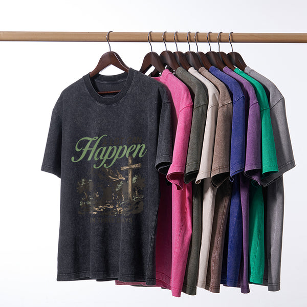 A Lot Can Happen In Three Days Christian Washed T-Shirt