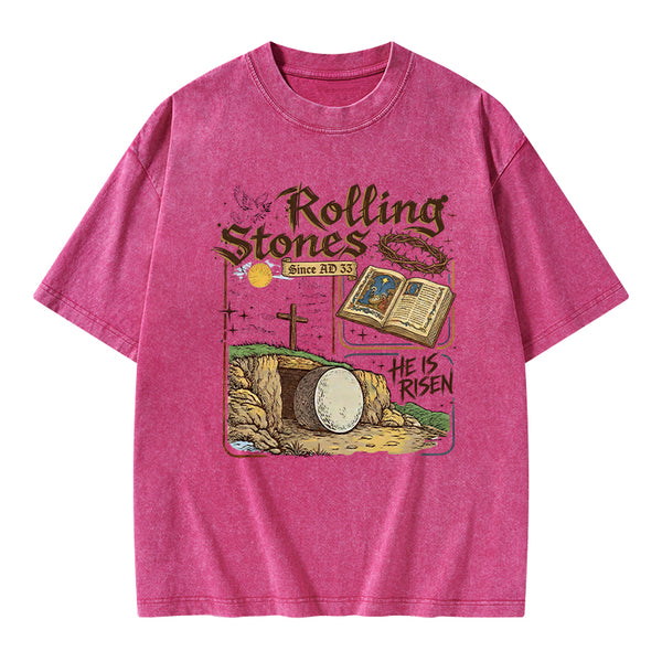 Rolling Stones Christian Washed T-Shirt