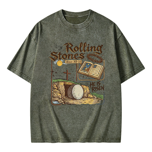 Rolling Stones Christian Washed T-Shirt