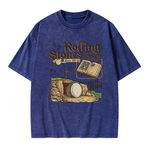 Rolling Stones Christian Washed T-Shirt