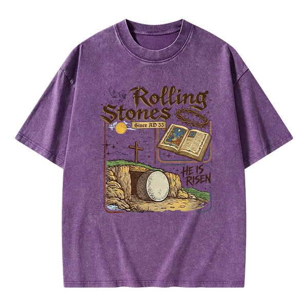 Rolling Stones Christian Washed T-Shirt