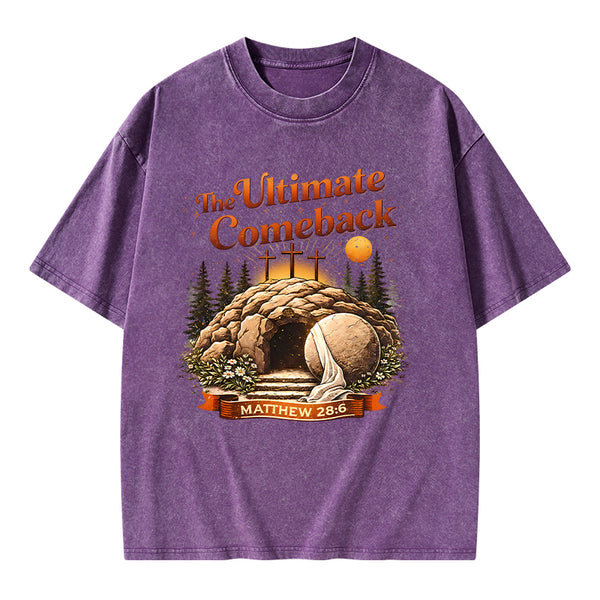 The Ultimate Comeback Christian Washed T-Shirt