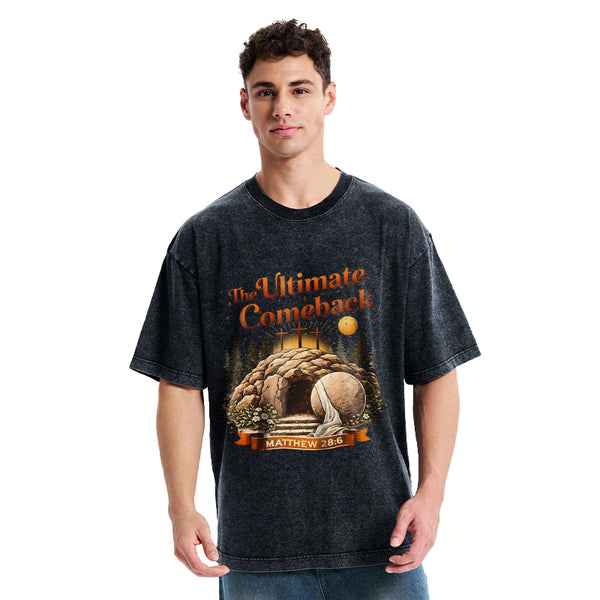 The Ultimate Comeback Christian Washed T-Shirt