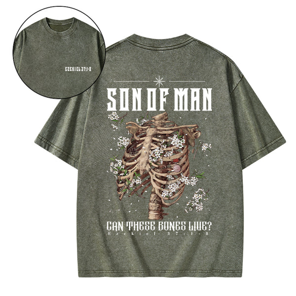 Can These Bones Live Christian Washed T-Shirt