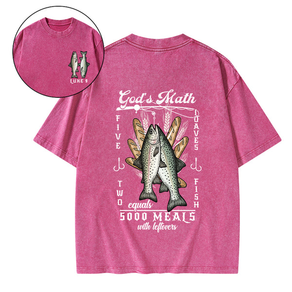 God's Math Christian Washed T-Shirt