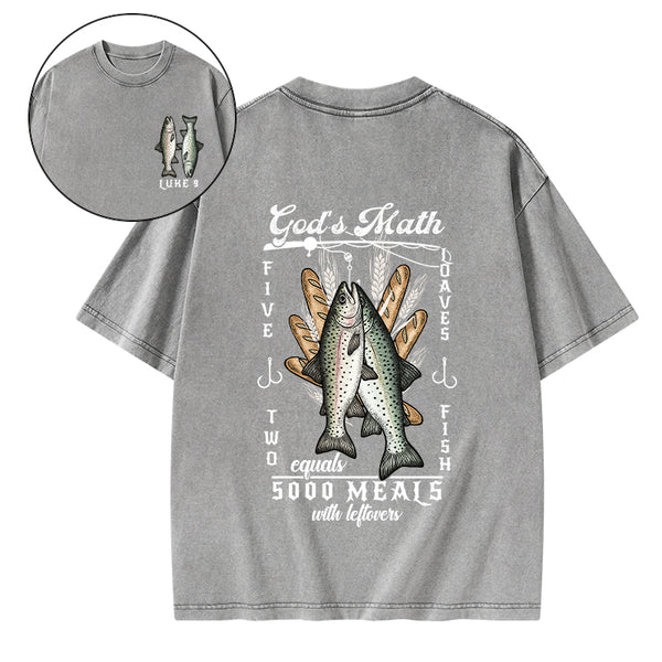 God's Math Christian Washed T-Shirt